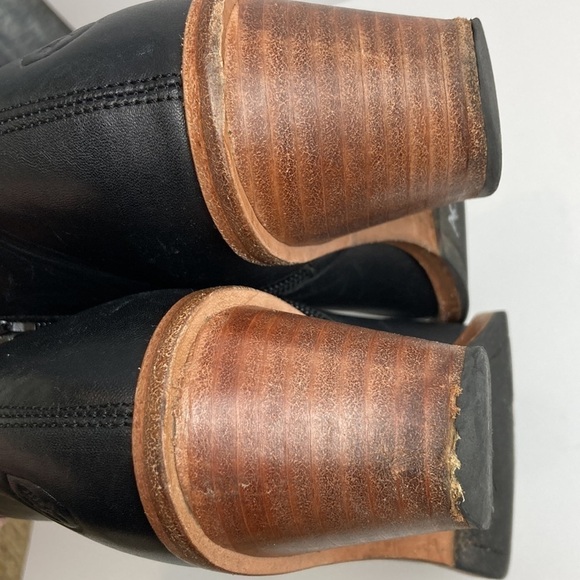 Poppy Barley The Two Point Genuine Leather Ankle Boot Sz 6.5 Elevated Basic - Picture 12 of 16